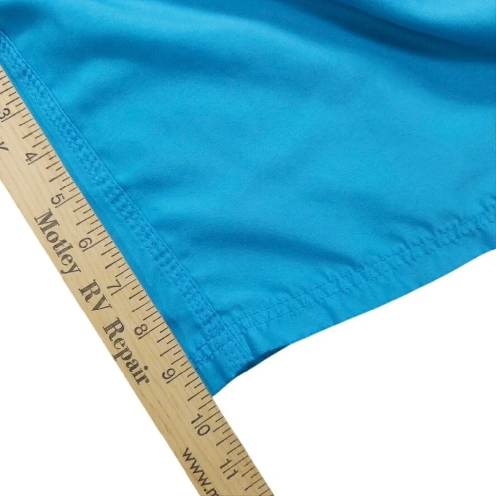 Hurley Board Shorts Mens 32 Blue Cargo Pocket Surf Swim Trunks Beachwear Summer